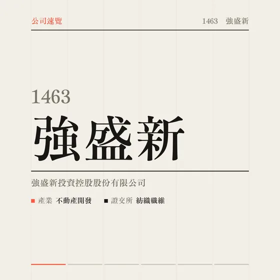 強盛新 公司速覽影片封面