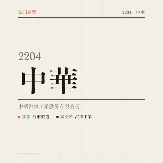 中華 公司速覽影片封面