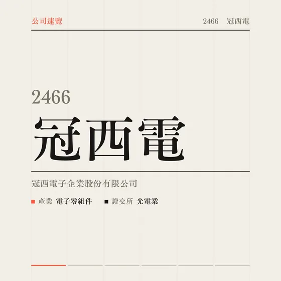 冠西電 公司速覽影片封面