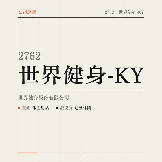 世界健身-KY 公司速覽影片封面