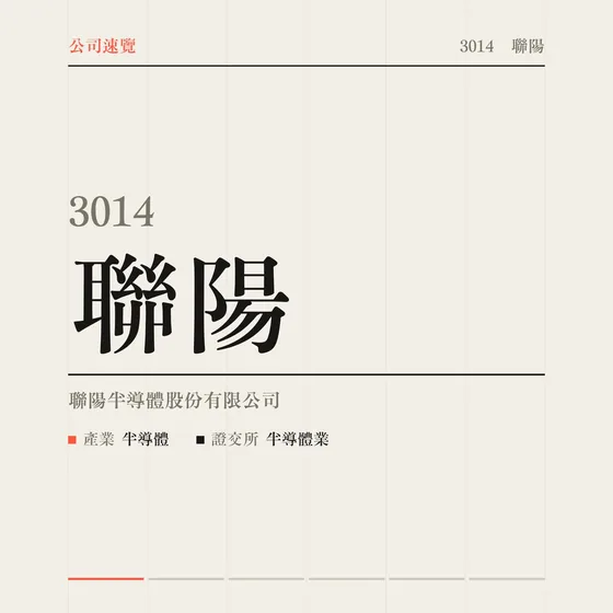 聯陽 公司速覽影片封面