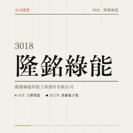 隆銘綠能 公司速覽影片封面