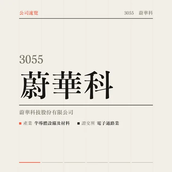 蔚華科 公司速覽影片封面