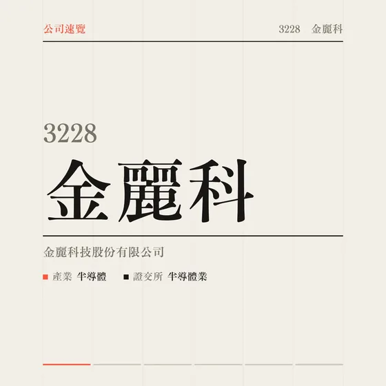 金麗科 公司速覽影片封面