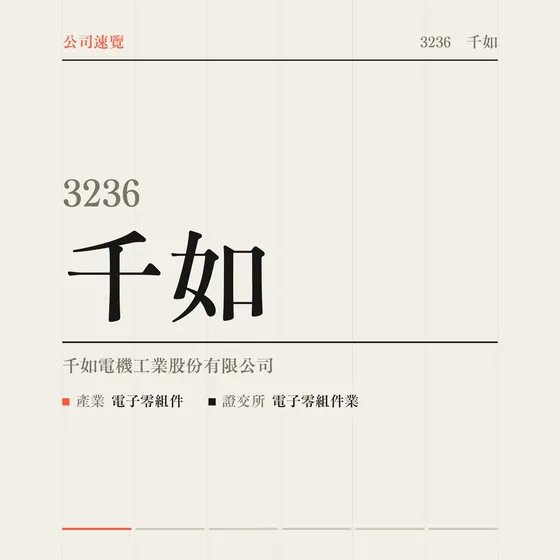 千如 公司速覽影片封面