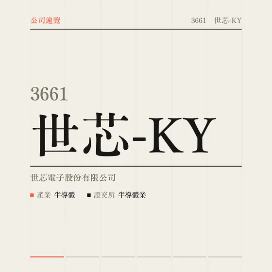 世芯-KY 公司速覽影片封面