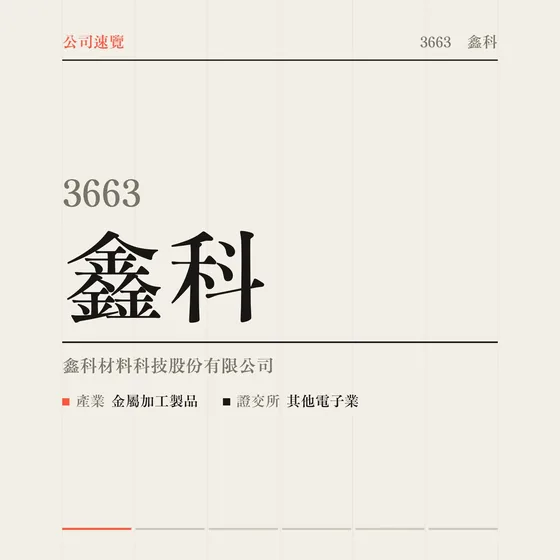 鑫科 公司速覽影片封面