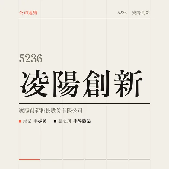 凌陽創新 公司速覽影片封面
