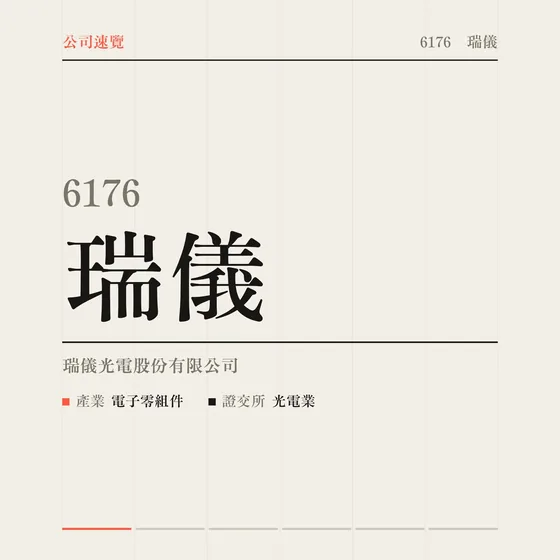 瑞儀 公司速覽影片封面