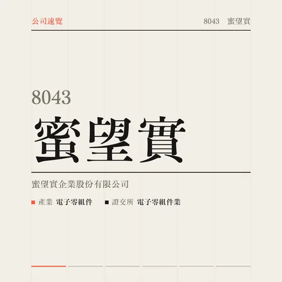 蜜望實 公司速覽影片封面