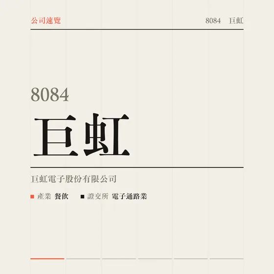 巨虹 公司速覽影片封面