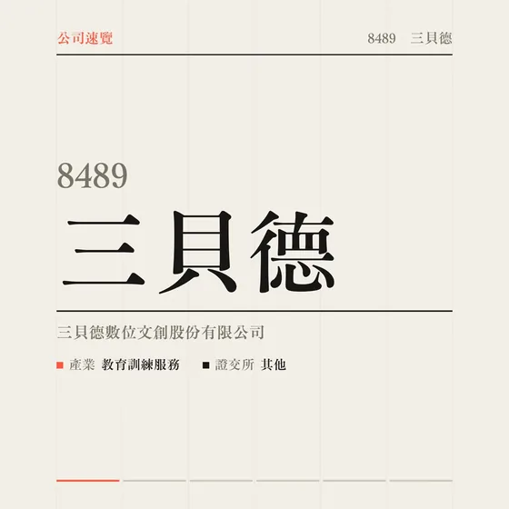 三貝德 公司速覽影片封面