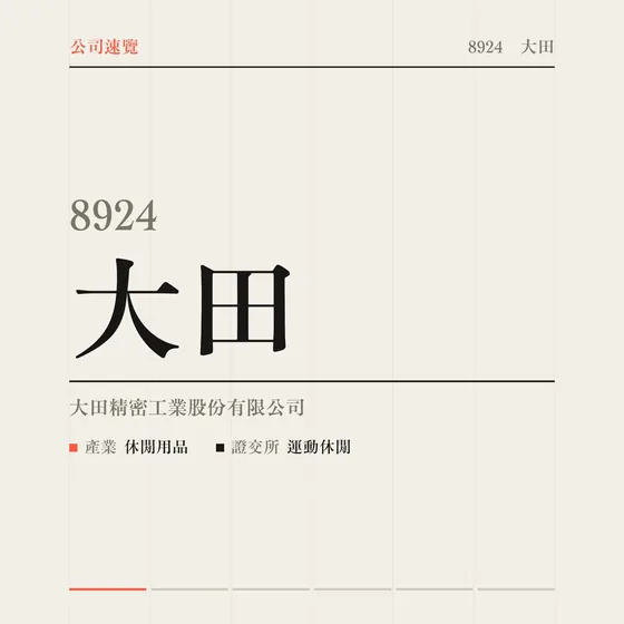 大田 公司速覽影片封面