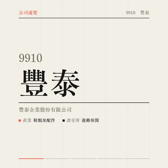豐泰 公司速覽影片封面