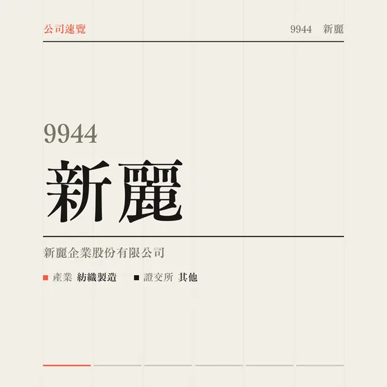新麗 公司速覽影片封面